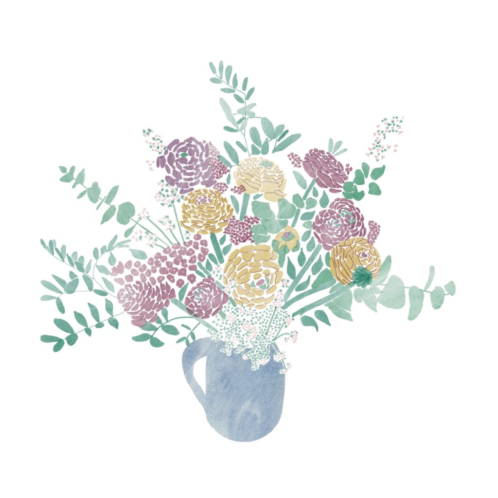 kirali illustration fleurs paris